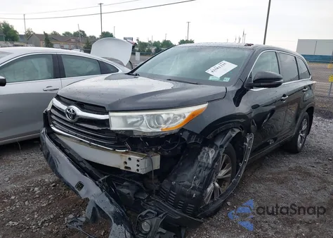2014 Toyota Highlander Le/Le Plus из США, поврежденный, VIN 5TDBKRFH2ESO17617